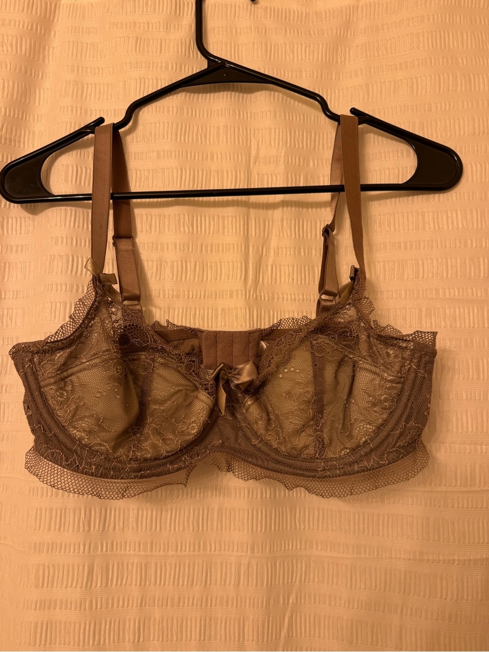 Victoria's Secret Brown Lace Underwire Bra 36D
